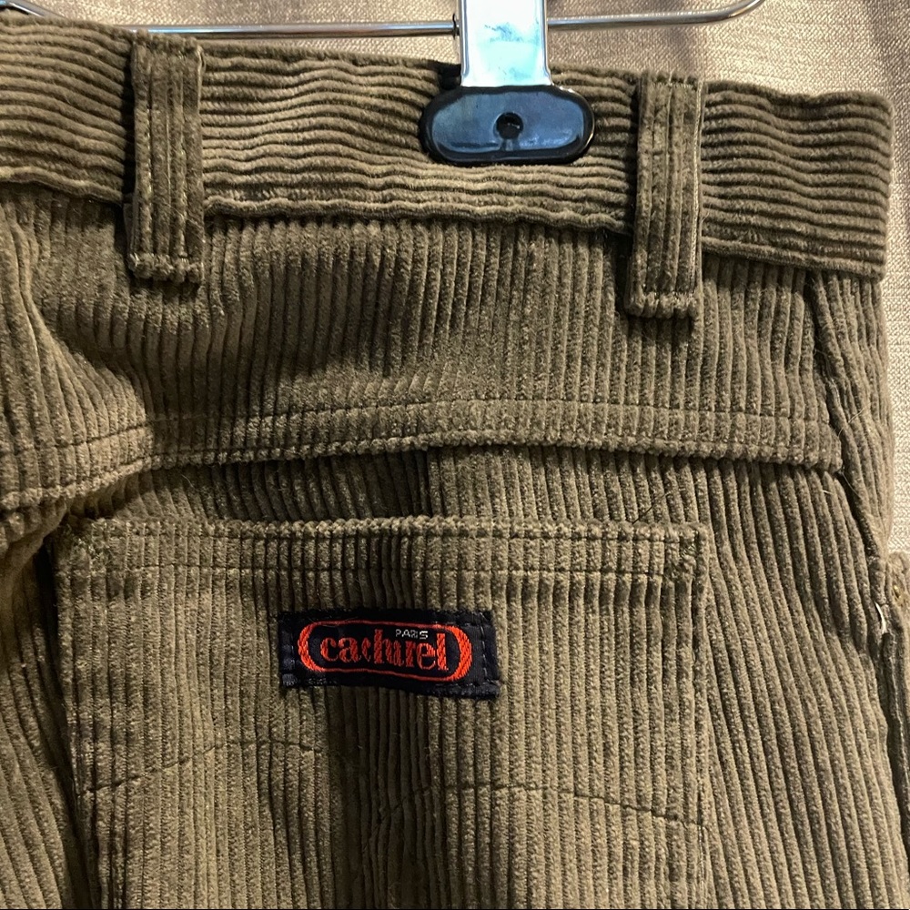 Vintage Cacharel green corduroy jeans size 34